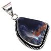 Pendant Sodalite Gemstone Handmade Gift For Her Silver Jewelry 1.75"