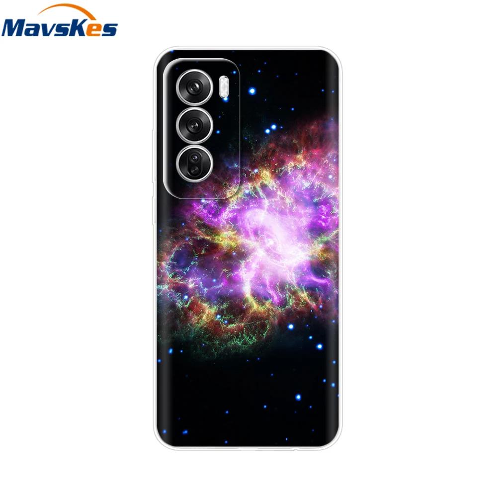 Чехол для OPPO Reno 12 5G Прозрачная накладка для OPPO Reno12 Pro 5G Reno12 Роскошные Мраморные Мягкие Силиконовые TPU Чехлы для Телефона Funda Capas