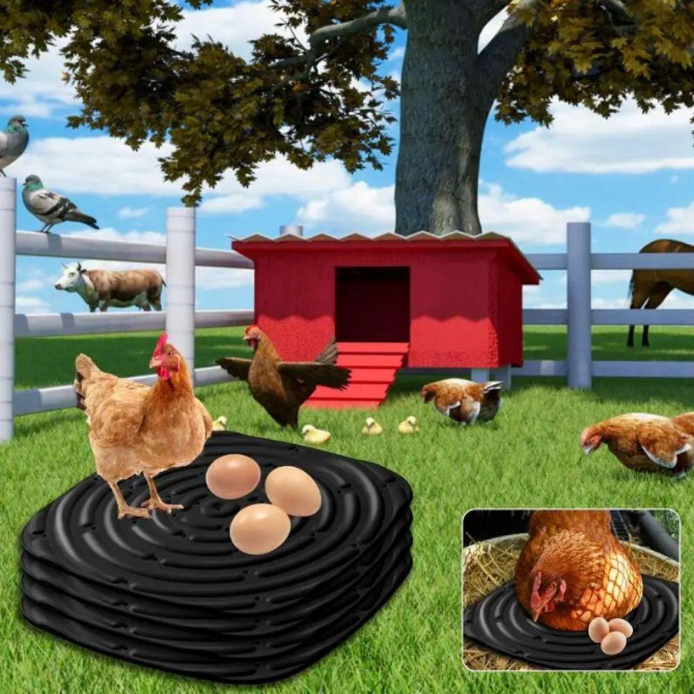 2/4pcs Reusable Chicken Bedding Mats Heat-resistant Nest Box Pad Chicken Laying Mats  Hen House