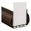 Door Draft Excluder Strip with Brush Dust Guard