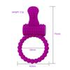 Penis Ring Cock Stretchy Intense Clit Stimulation Silicone Tongue Vibrator Sex Toys for Couple Adults Products Delay Ejaculation