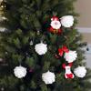 3pcs Glitter Xmas Tree Pendants 3 Pieces Set Hanging Ornaments Christmas Balls  Seasonal Display