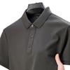 Fashion POLO Shirt Middle-aged Men's Short-sleeved T-shirt Mercerized Pearl Cotton Summer Lapel Business Casual T-shirt