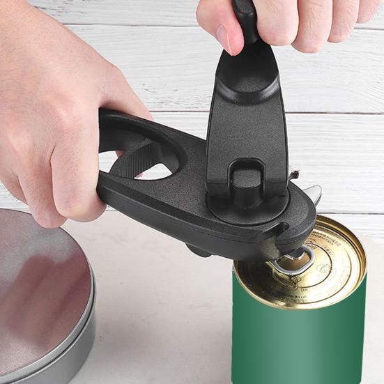 Heavy Duty Can Opener Manual Jar Lid Remover with Soft Touch Handle