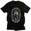 Gothic Santa Muerte 13 T Shirts Men Cotton Lady of Holy Death T-shirt Mexican Skull Tee Short Sleeve Hip Hop Printed Tshirt