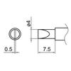HAKKO Soldering tip 4D type T11D4 (Japan Import)