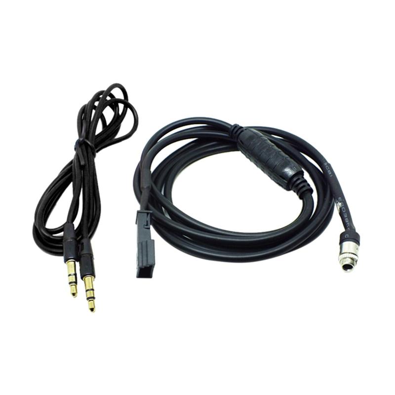 Car AUX Adapter Cable Copper Core 3.5mm Female Jack Audio Connector for Auto Stereo Systems