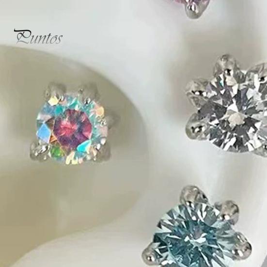 1 шт. серьги-гвоздики в форме драконьего когтя с кубическим цирконием, серьги-гвоздики из гальванического сплава, украшения для мочки уха для свиданий, повседневной носки, банкета, танцев