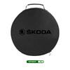 cqmes7 For Skoda Car Charging Cable Rechargeable Gun Storage Bag Kamiq Karoq Octavia 2 3 Rapid Scala Kami Fabia VII VRS