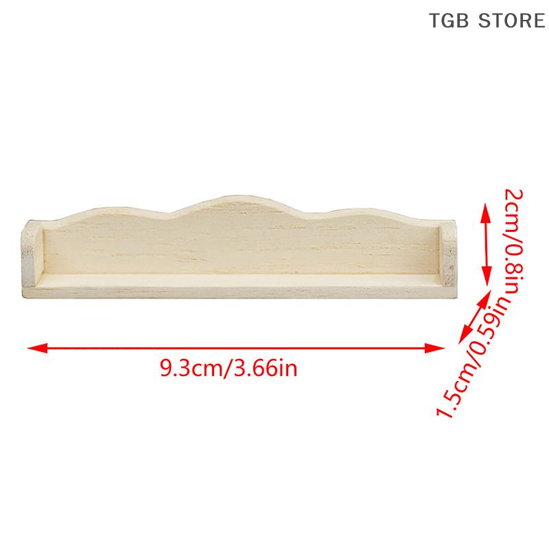 1:12 Hanging Wall Shelf Storage Rack Shelf Model Furniture Dollhouse Miniature Decor Toy Doll Accessories