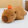 Хорошие плюшевые игрушки в виде хурмы и капибары для девочек, длинные подушки-валики для сна для младенцев, подушки для сна на боку капи для украшения дома