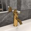Vidaxl Bateria Umywalkowa, Złota, 130X180 Mm