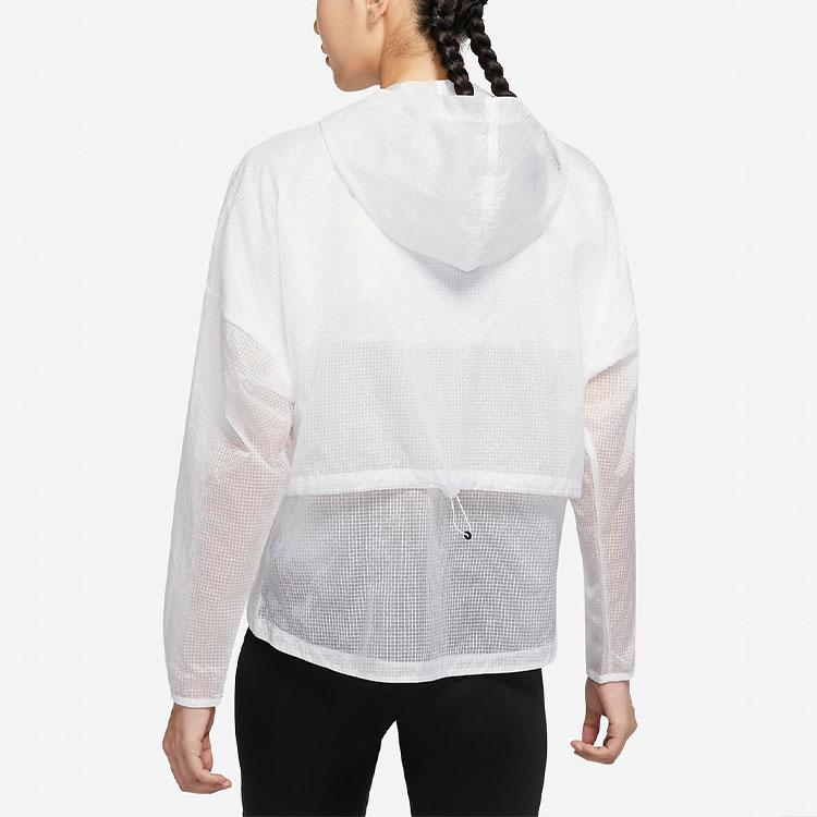 Nike Куртки Женские Белые С Капюшоном Умеренные Другое DM7794-100