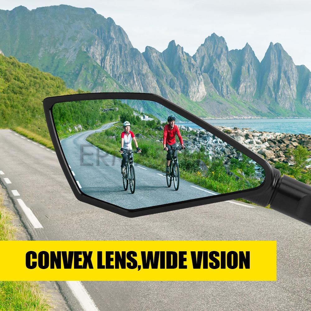 Алюминиевые зеркала заднего вида для мотоциклов с ЧПУ, 8 мм 10 мм, универсальные антибликовые боковые зеркала для Z900 Z750 Z650 MT09 MT07