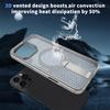 New Cooling Heat Dissipation For Magsafe Magnetic Case For iPhone 16 15 14 13 12 Pro Max Plus 16E Shockproof Hide Bracket Cover