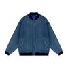 Levis FW21 Baseball Collar Single-Breasted Reversible Casual Denim Jacket Men Jackets Blue A1941-0000