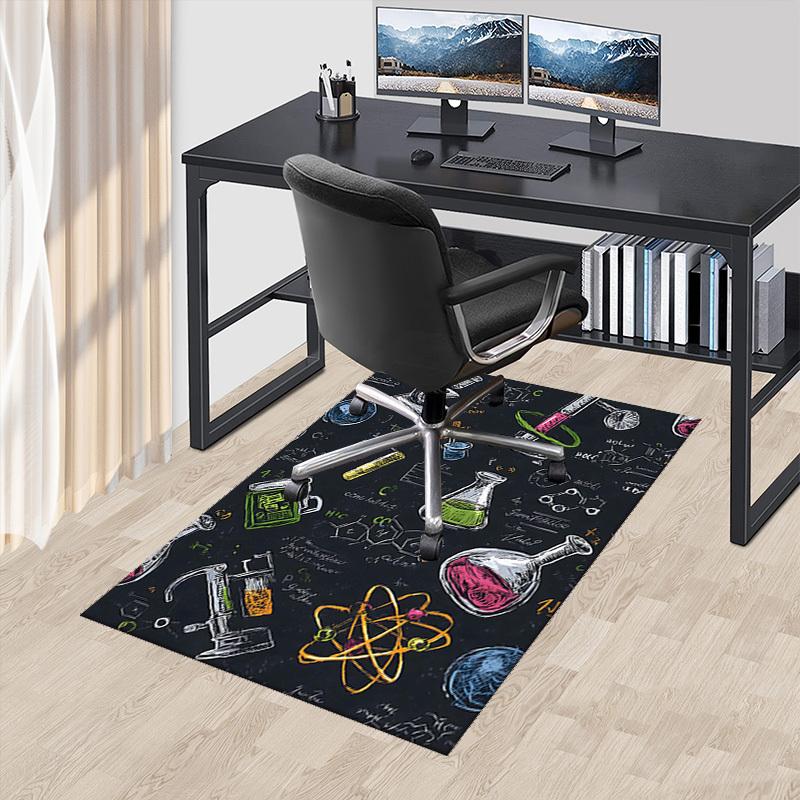 1pc Anime Cartoon Design Chair Mat - Festival Gift for Office Chairs, Suitable for All Seasons, Perfect for Home Decor, Living Room, Bedroom, Game Roo
