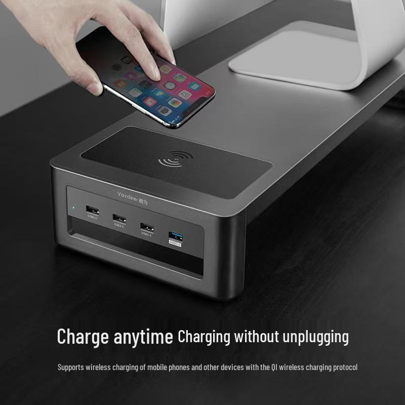 Многофункциональная подставка-подъемник для USB-монитора и органайзер для рабочего стола