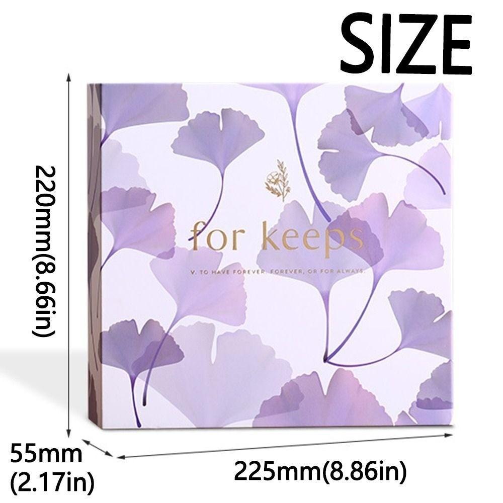 Interleaf Style 6-inch Photo Album Writable Vintage Photo Album  Creative Storage