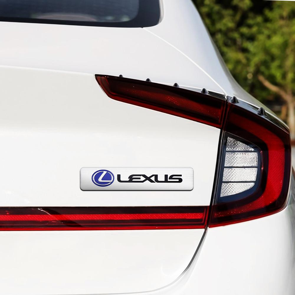 1PCS Aluminum Alloy Car Sticker Emblem Badge Decal Car Styling For Lexus Is250 Ct200h Rx300 Rx350 Gs300 Nx300 Lx570 Is300h