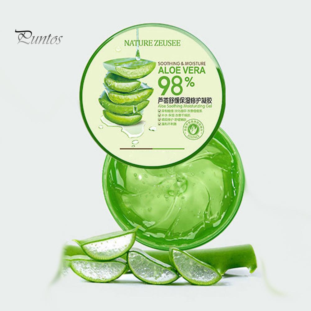 Puntos Moisturizing 300 мл гель алоэ вера увлажняющий крем для лица лосьон от прыщей уход за кожей