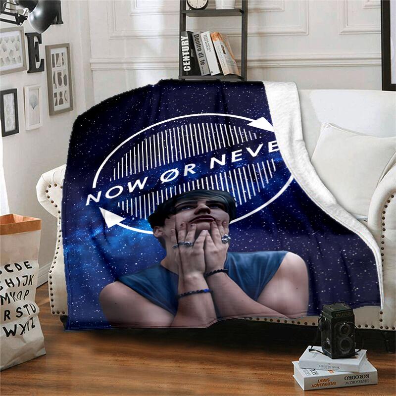 1pc Blanket Sam and Colby Print Design, Lightweight Blanket for Sofa, Bed- Soft &Warm, Gift for All Seasons like Christmas, Halloween