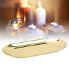 Large Storage Tray 430 Stainless Steel Aromatherapy Candle Tool Tray OrganizerGold