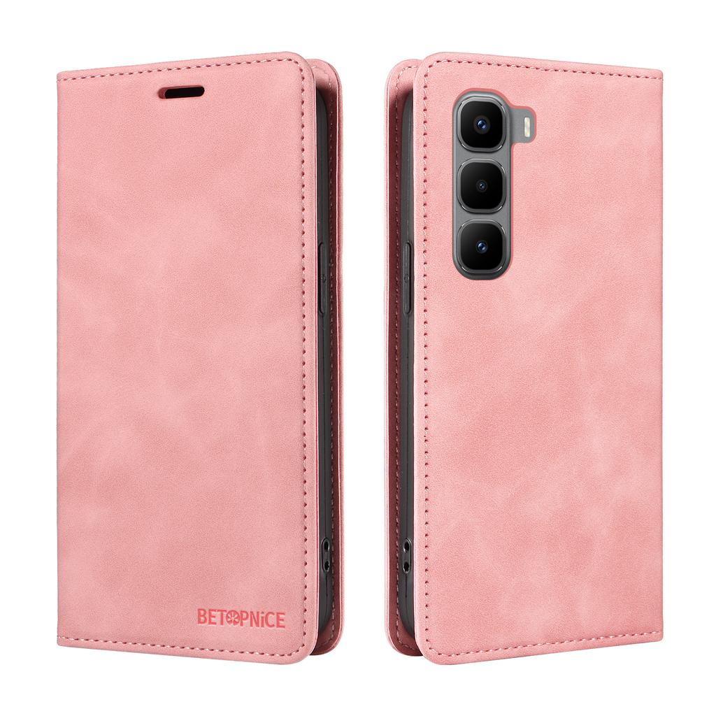 For Infinix Hot 60 Pro+ 4G Case BETOPNICE Magnetic Closure RFID Blocking Wallet Stand Leather Phone Cover