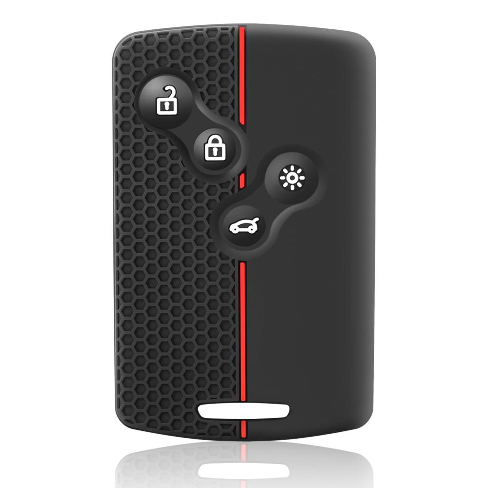 Car Key Case Fob Cover For Renault Laguna Megane Scenic Clio Captur Fluence Koleos Logan Duster Sandero Twingo Silicone