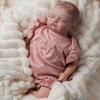 Realistic Sleep Reborn Baby Doll With 3D Painted Skin And Vascular Veins Newborn Baby Fabric Cute Birthday Gift Room Decoration