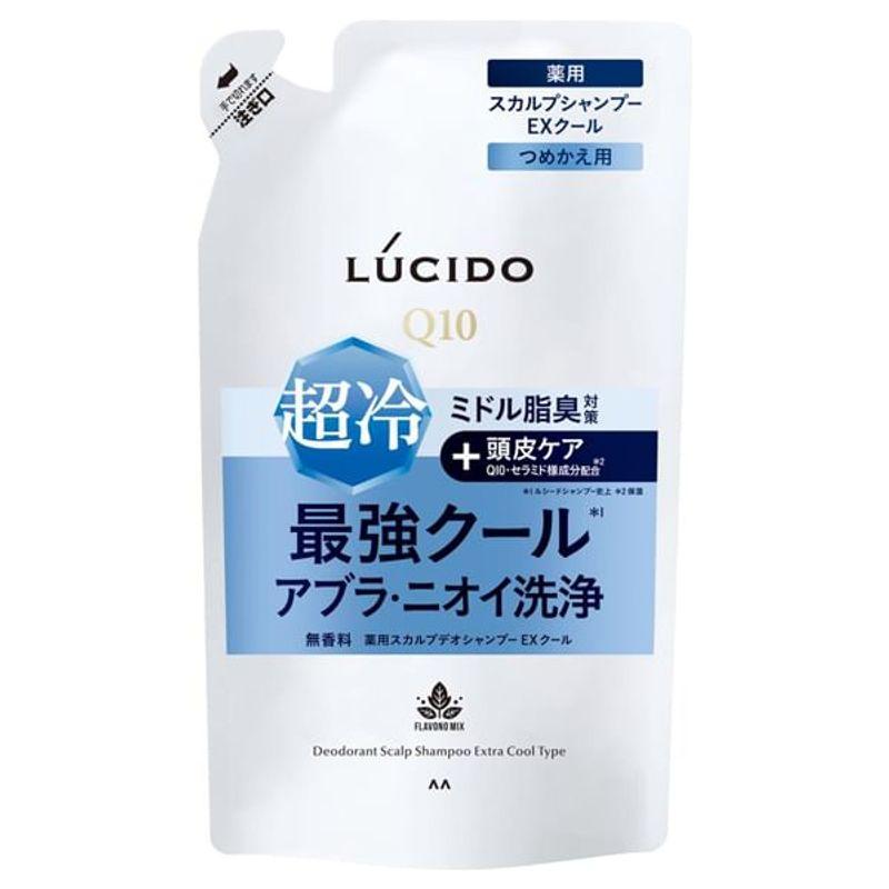 Mandom - Lucido Q10 Дезодорирующий шампунь для кожи головы, тип "Экстра-холод"