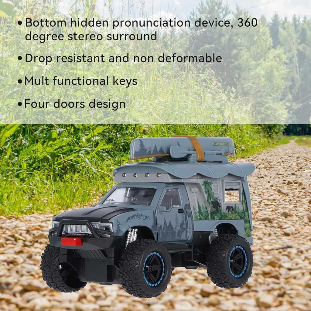 1/24 Scale Off-road Vehicle Model, Alloy, Realistic, Durable, Kids Car Toy for Gifts