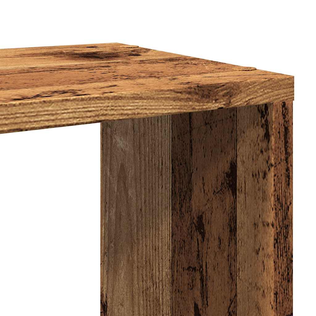 TV Stand Rustic Wood Look 80 x 24 x 32 cm Engineered Wood