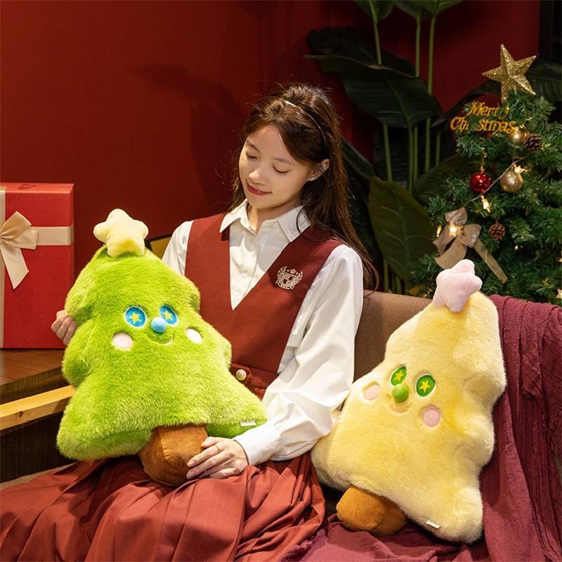 Christmas Santa Plush Toy Decorative Cushion For Kid And Holiday Gift