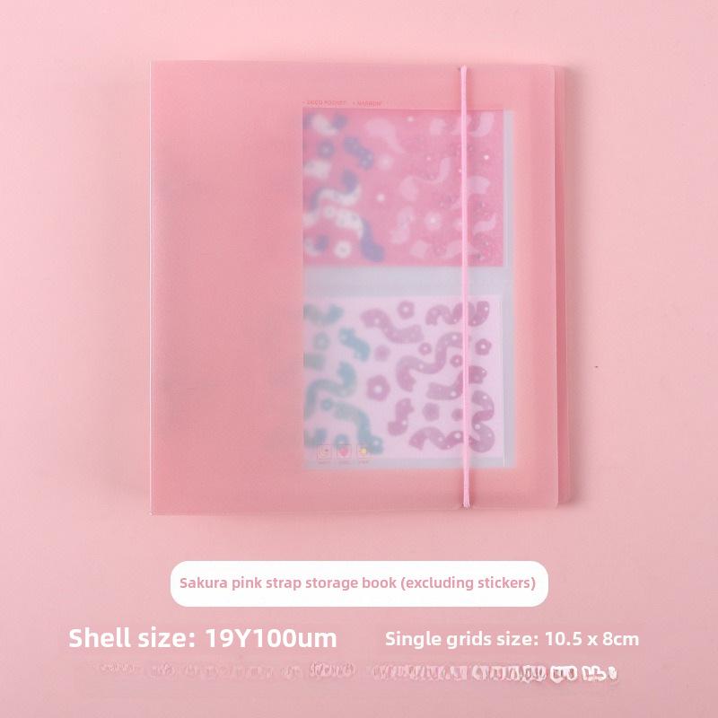 Фотоальбом большого размера формата А6 с карманами для фотографий, наклеек, карточек, заметок и иллюстраций, 40 страниц