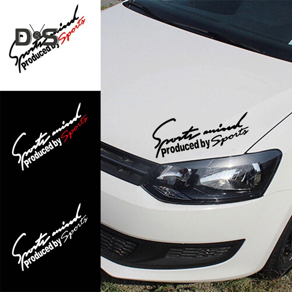 Автомобильные аксессуары, автомобильный Стайлинг, спортивный разум, наклейка, значок, наклейка, авто, наклейка на капот, фары