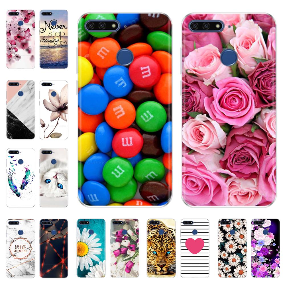 Чехол Для Huawei Honor 7C Чехол На Huawei Honor7C 5,7 дюйма Мягкий Силиконовый Чехол Для Телефона Для Huawei Honor 7C Aum-L41 TPU Чехлы Coque