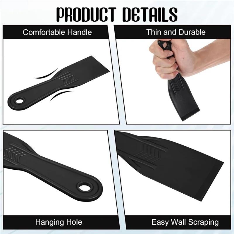 Flexible Plastic Paint Scraper Tool 2in/3in Putty Knife For Taping Drywall Wall Painting Set