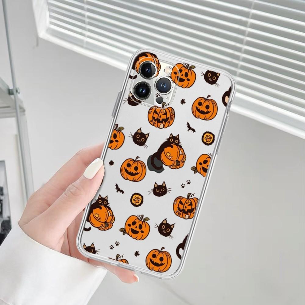 Хэллоуинская подставка для мыши для iPhone 16 15 14 13 12 Mini 11 Pro XS Max X XR SE 6 7 8 Plus Мягкий силиконовый чехол
