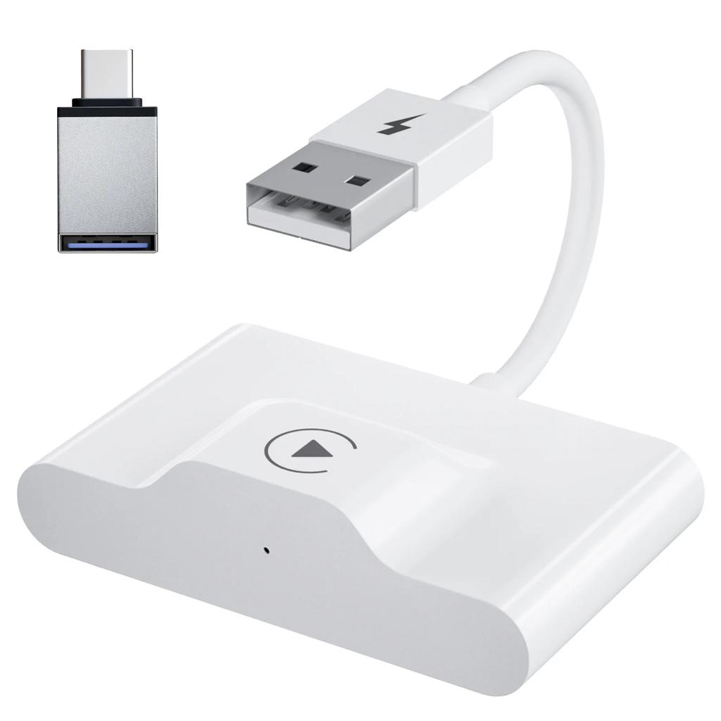 Беспроводной адаптер CarPlay для Android/Apple, проводной и беспроводной Android Auto Dongle, USB-подключение к Car Play, автомобильный адаптер