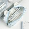 Cat Ear Design Pen Bag Multi-Layer Pencil Pouch Large Capacity Stationery Bag  Gift