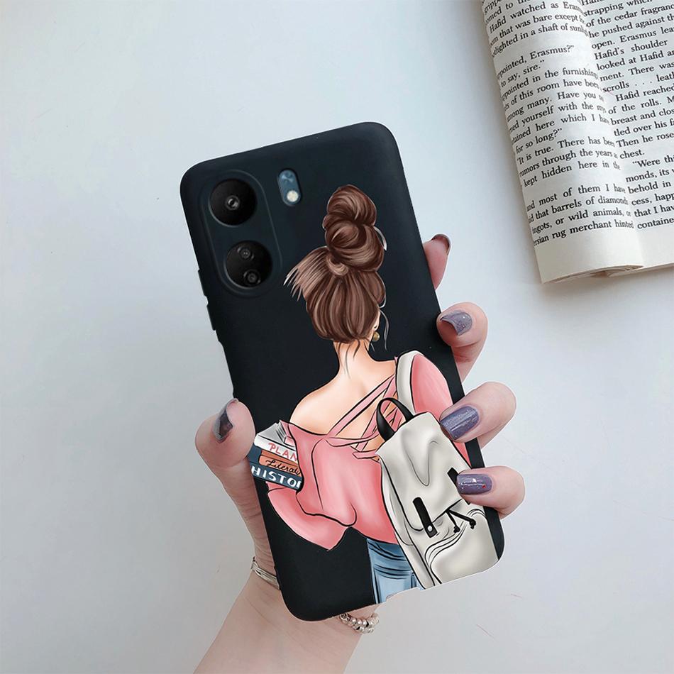 Для Xiaomi Redmi 13C Чехол Супер Мама Малыш Мода Девочки Чехол Мягкий ТПУ Fundas Для Xiaomi Redmi 13C 13 C Redmi13C Чехол для Телефона Coque