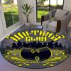 Круглый ковер Wu-Tang Clan, Ковер для гостиной, спальни, дивана, игровой комнаты, Нескользящий коврик для пола