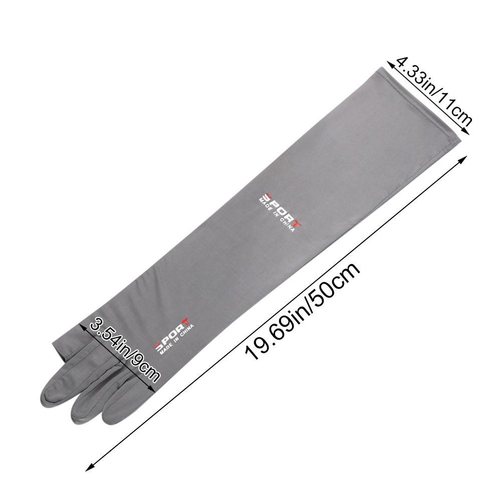 Спортивные нарукавники для улицы с защитой от УФ-лучей, дышащие, ледяные, нарукавники, ледяные рукава, перчатки с пятью пальцами для езды