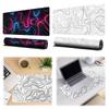 Коврик для мыши Gamer White Contour Lines XL HD Custom New Mouse Natural Mousepad Mats Office Rubber X3M0