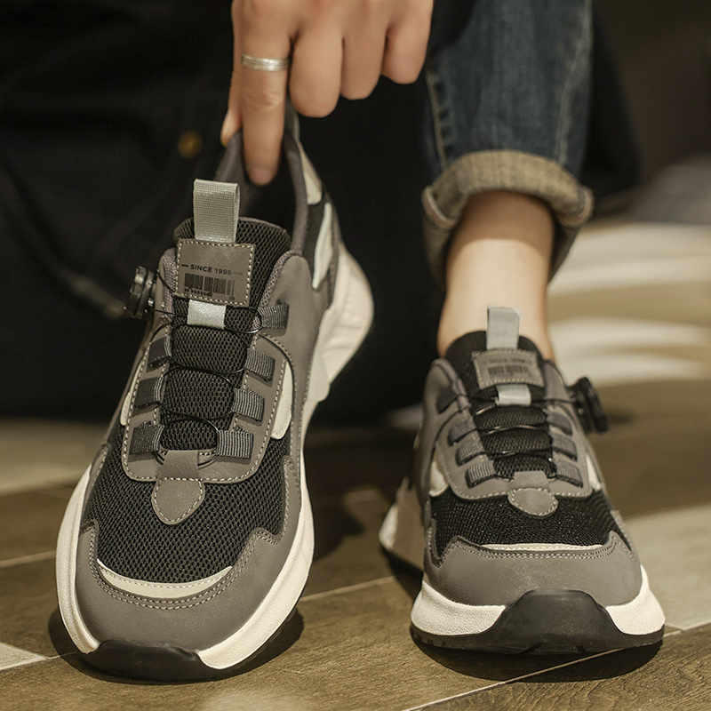 Fashion Without Heels Autumn Shoes Men Sneakers Loafers Moccasins For Man Shoes Sport Order Runing Tenise Trend Sapato High Grade