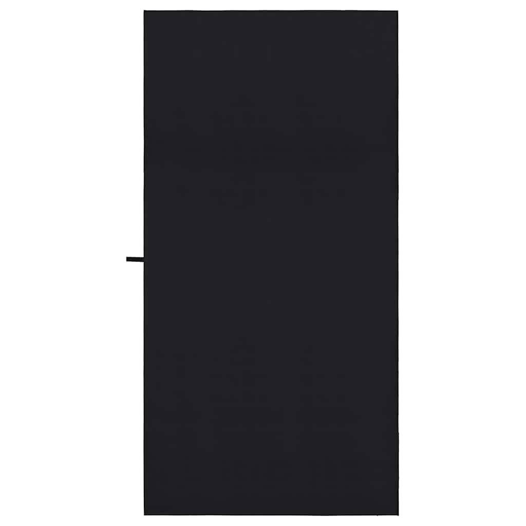 Sports Towels 2 pcs Black 200 x 100 cm