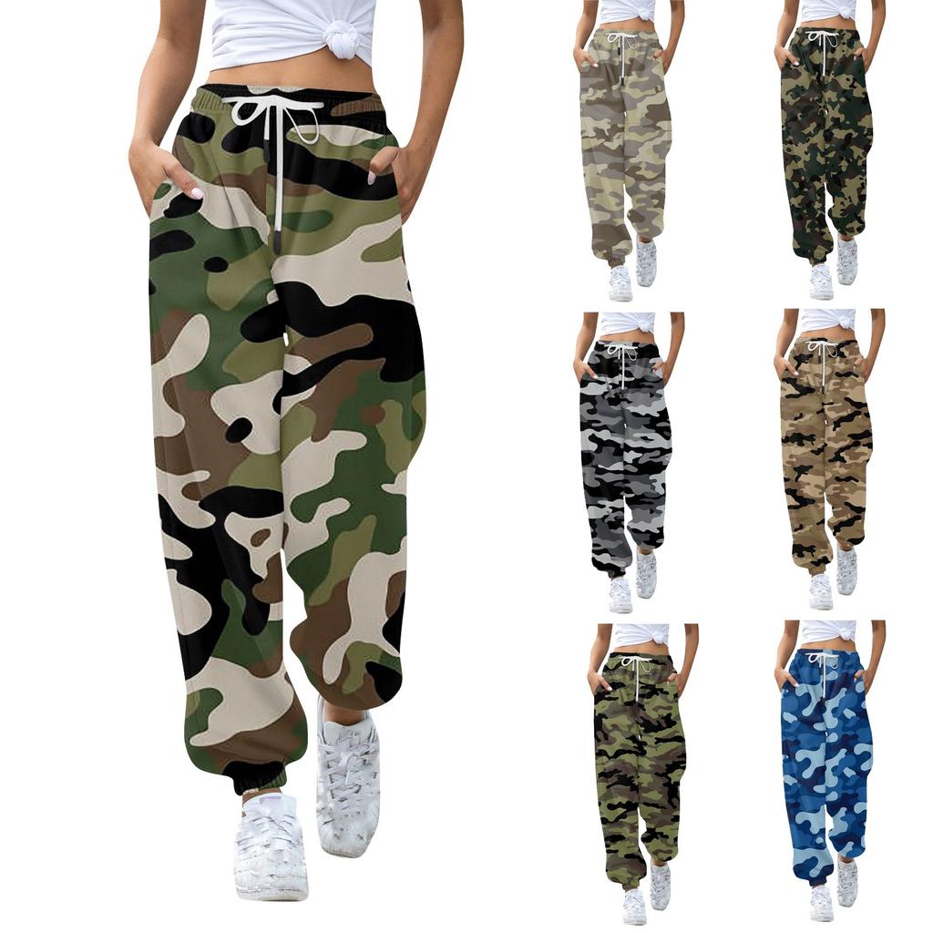 Women's Casual Fashion Sweatpants  Print Casual Pants