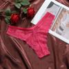 Traceless Lace Thong Panties Low Waist Floral Underpants Women Lace Flower Briefs  Intimate Apparel