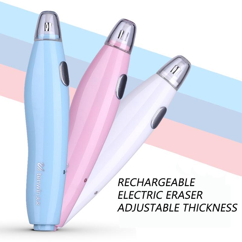 Электрический автоматический ластик, перезаряжаемый стирающий карандаш, следы карандаша, резина для рисования